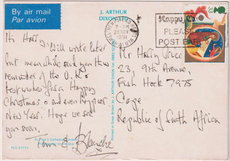 Post Card / Maxi Card used