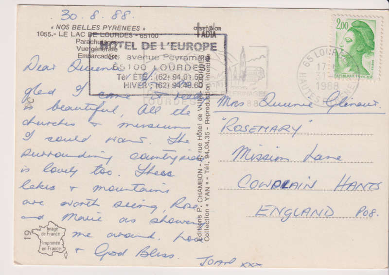Post Card / Maxi Card used