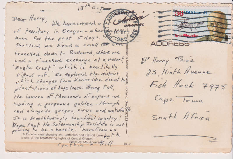 Post Card / Maxi Card used