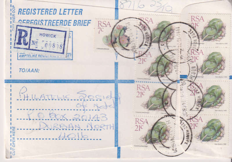 Postal History Howick