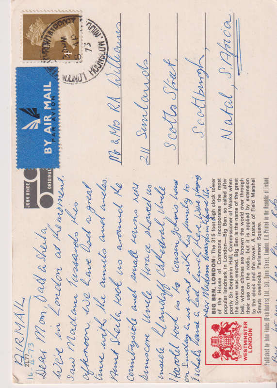 Post Card / Maxi Card used