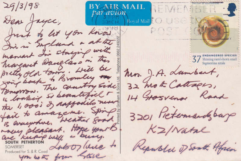 Post Card / Maxi Card used