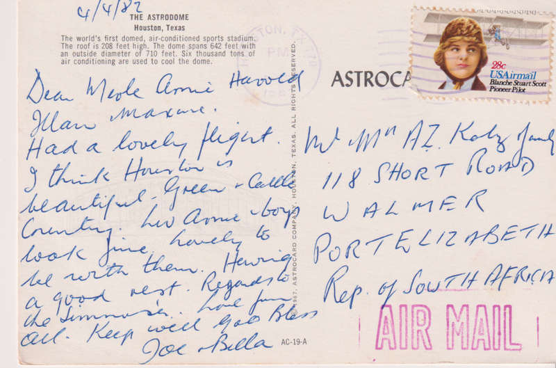 Post Card / Maxi Card used