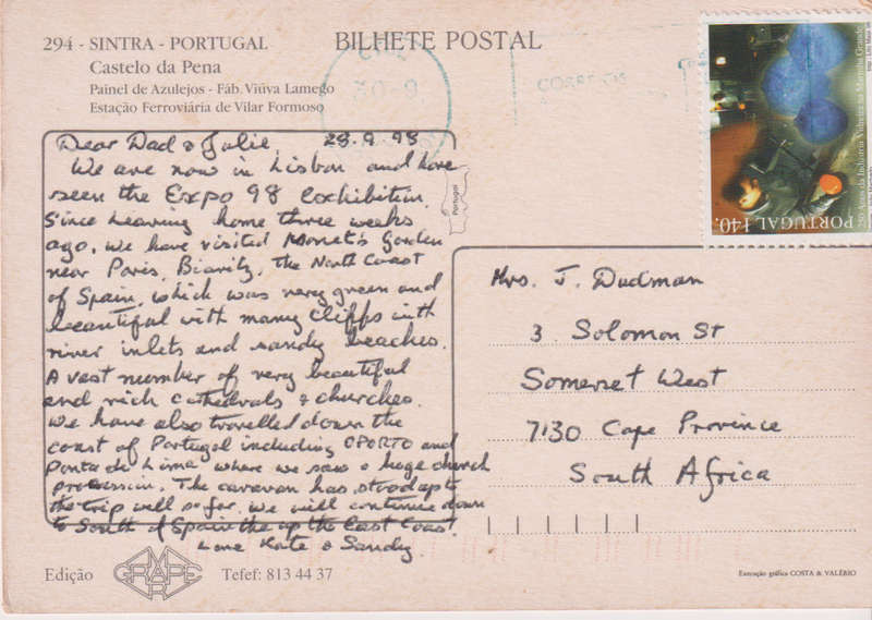 Post Card / Maxi Card used