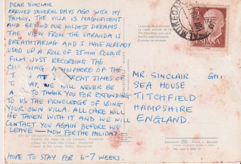 Post Card / Maxi Card used