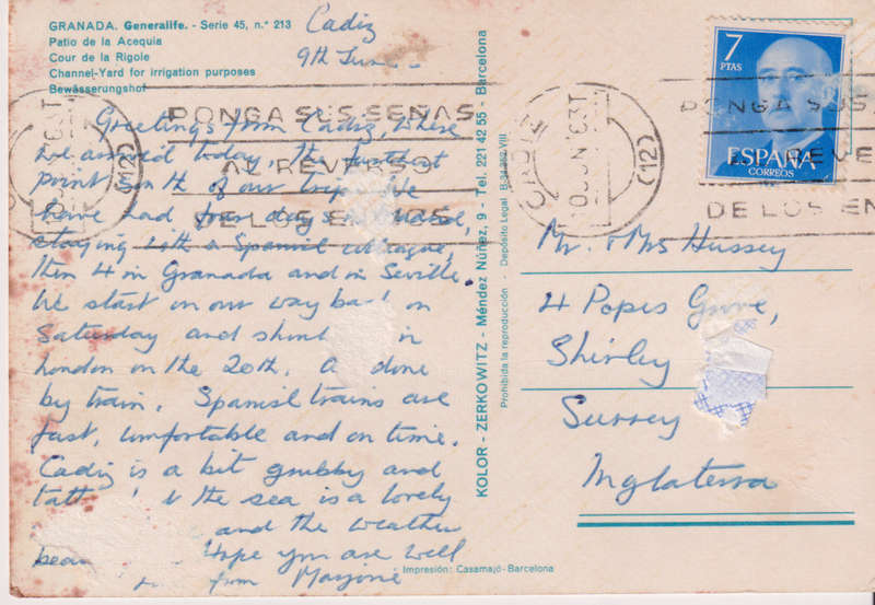 Post Card / Maxi Card used