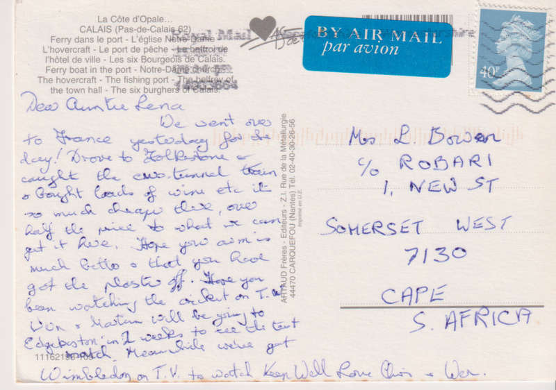 Post Card / Maxi Card used