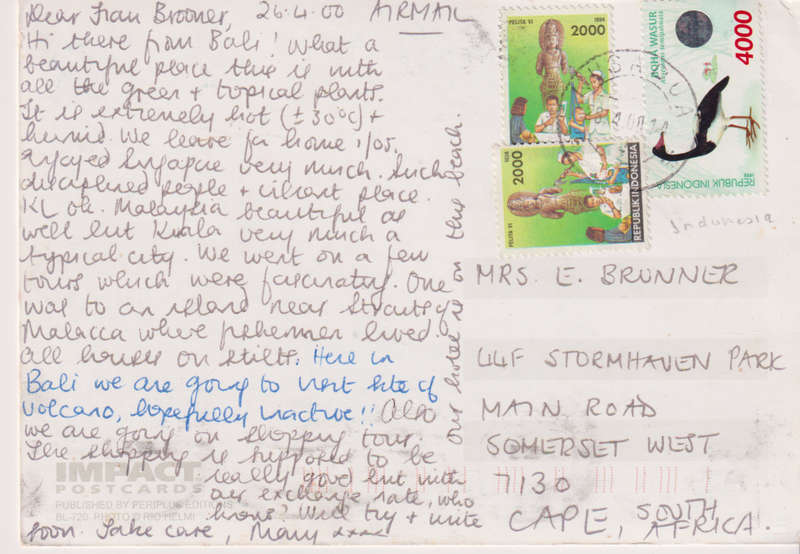 Post Card / Maxi Card used