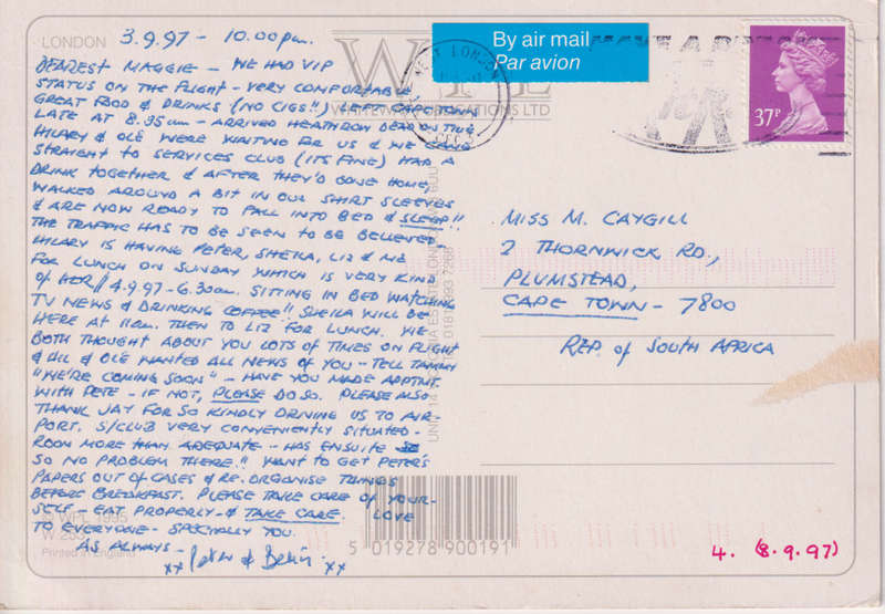 Post Card / Maxi Card Not used