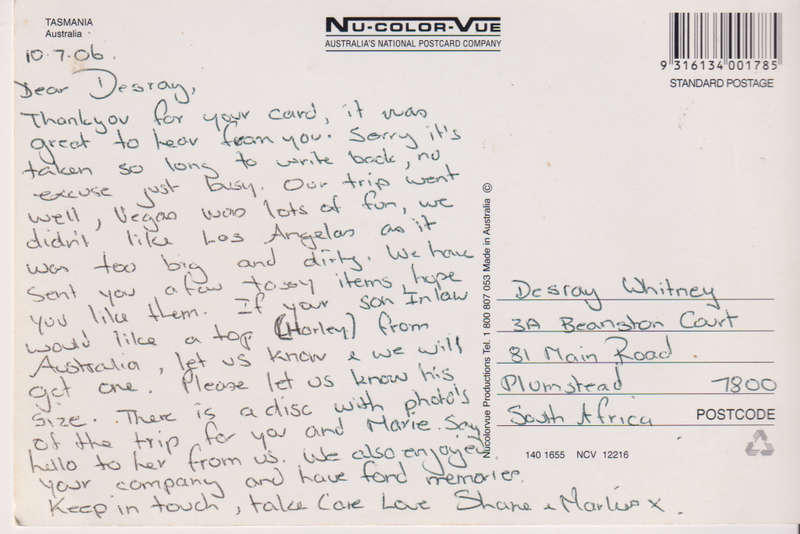 Post Card / Maxi Card used