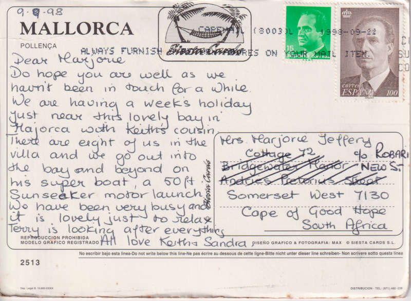 Post Card / Maxi Card used