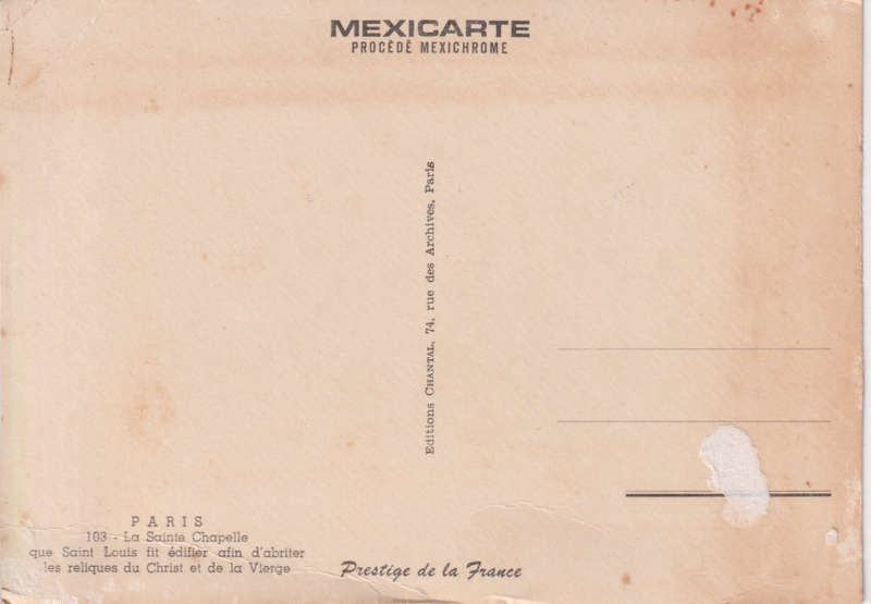 Post Card / Maxi Card not used