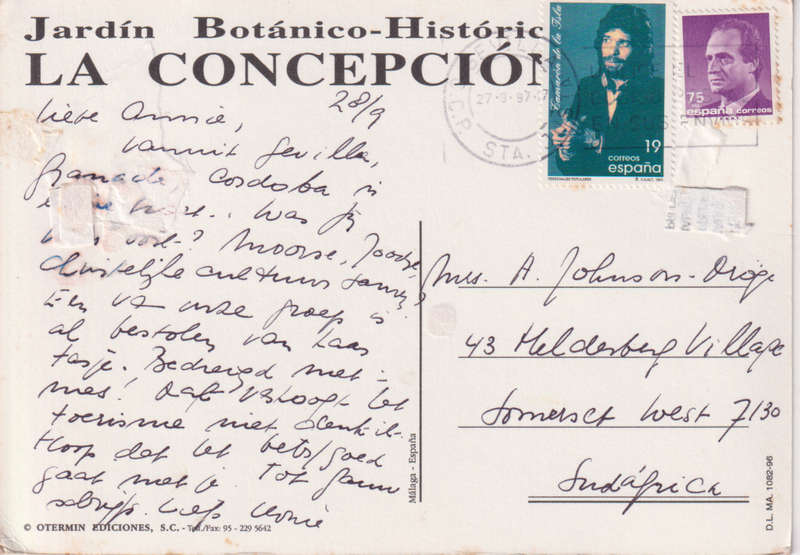 Post Card / Maxi Card used