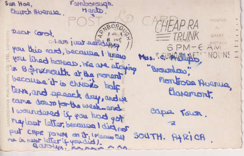 Post Card / Maxi Card used