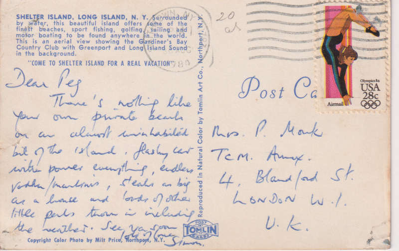 Post Card / Maxi Card used