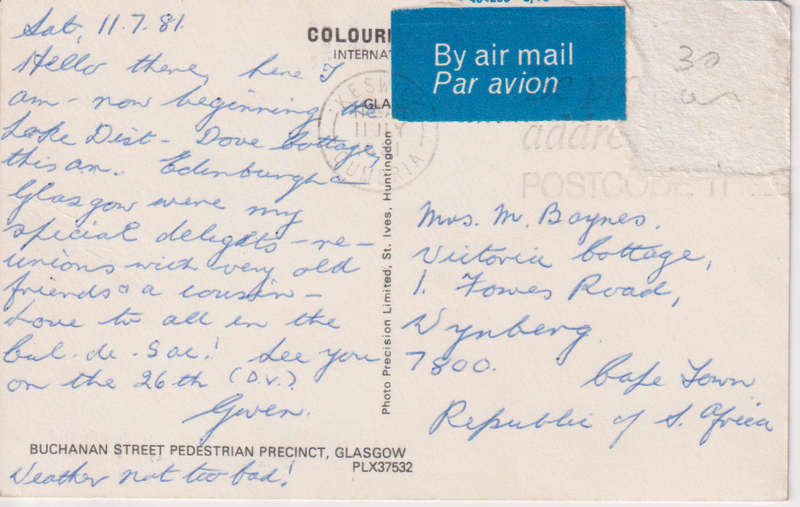 Post Card / Maxi Card used