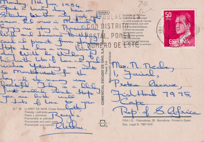 Post Card / Maxi Card used