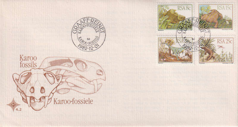 FDC RSA 1982 Dinosaurs
