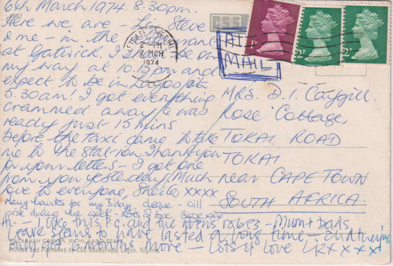 Post Card / Maxi Card used