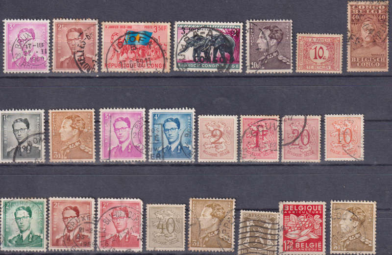 Stamp Belgium Mix card