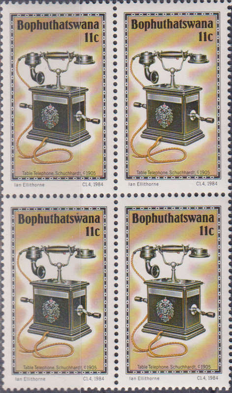 Stamp Bophuthatswana 1984 History of the Telephone