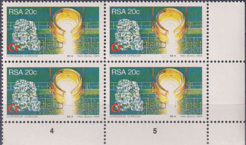 Stamp RSA 1984 Strategic Minerals