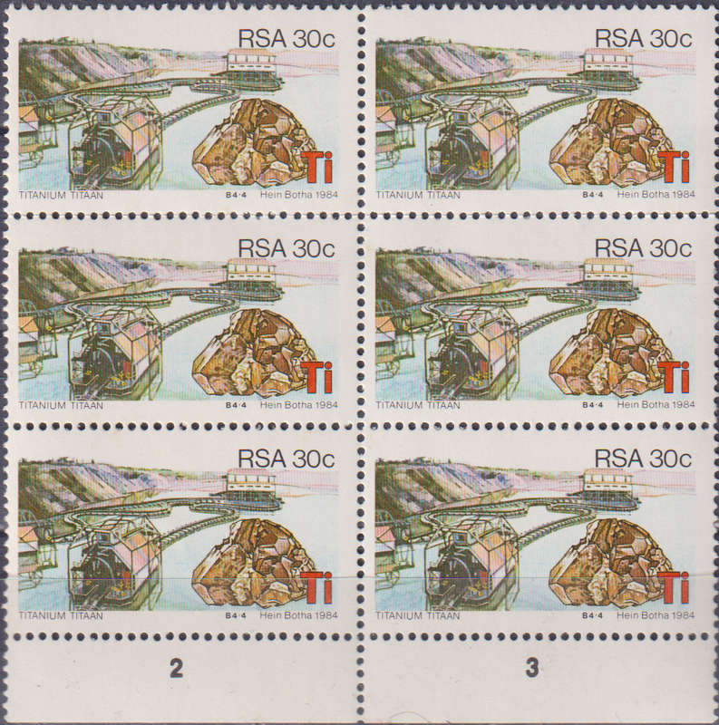 Stamp RSA 1984 Strategic Minerals