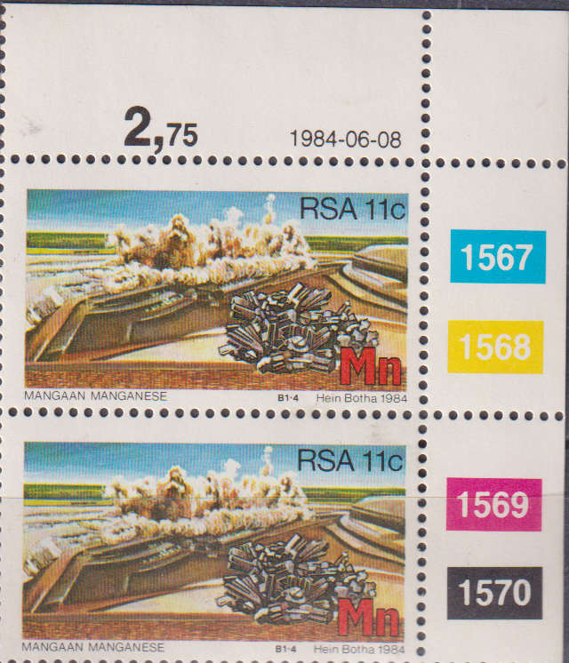 Stamp RSA 1984 Strategic Minerals