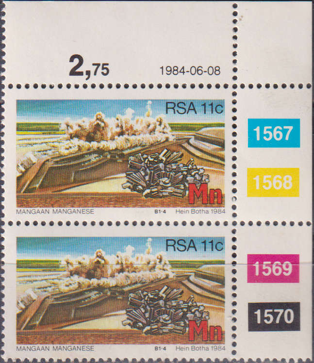 Stamp RSA 1984 Strategic Minerals
