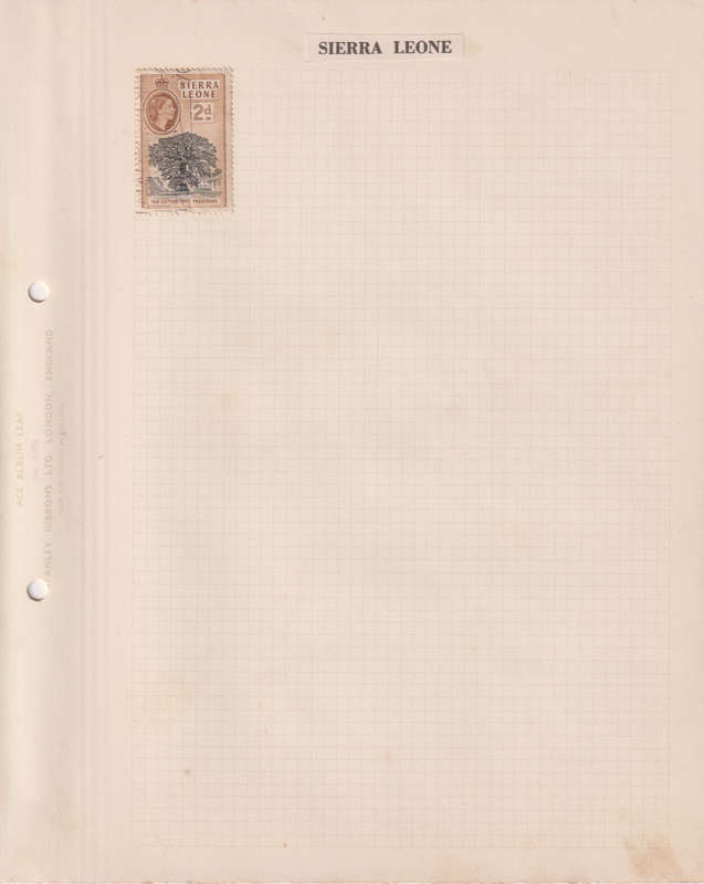 Stamps on paper Sierra Leone