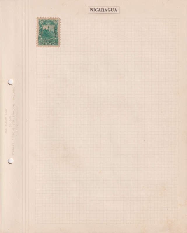 Stamps on paper Nicaragua