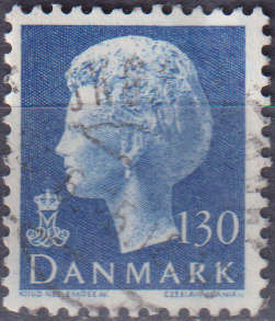 Stamp Denmark 1975 Queen Margrethe II