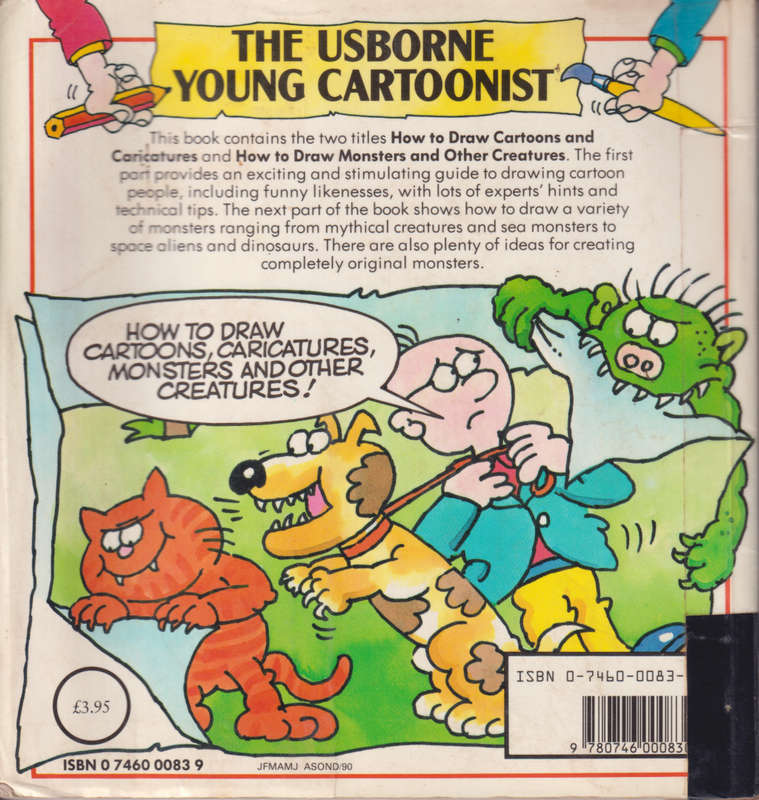 Book Soft Cover 72 Page The Usborne Young Cartoonist