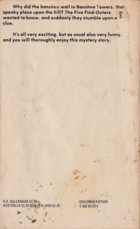 Book Soft Cover 125 Page The Mystery of Banshee Towers