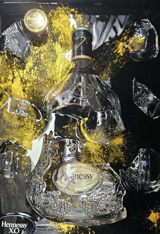 Hennessey XO Broken Art Bottle