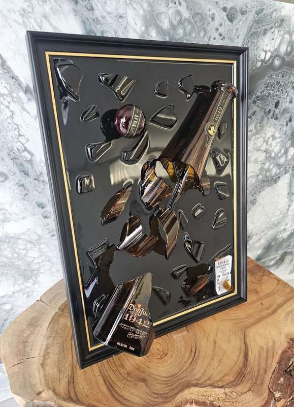 Don Julio Anejo Broken Bottle Art