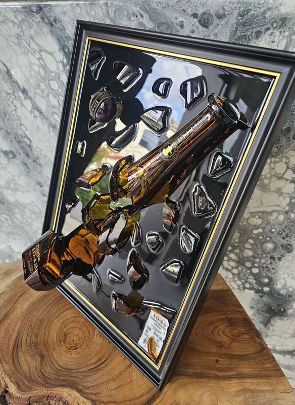 Don Julio Anejo Broken Bottle Art