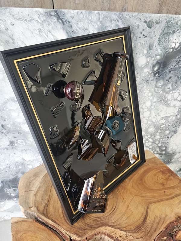 Don Julio Anejo Broken Bottle Art