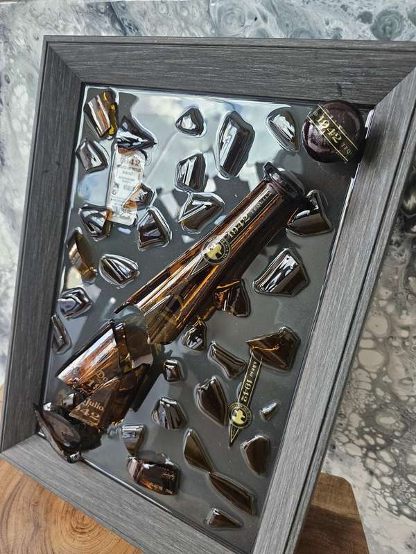 Don Julio Anejo Broken Bottle Art