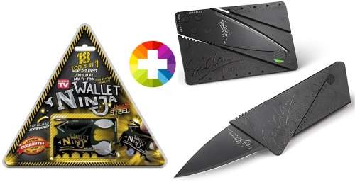 Ninja Wallet + Card Sharp Knife