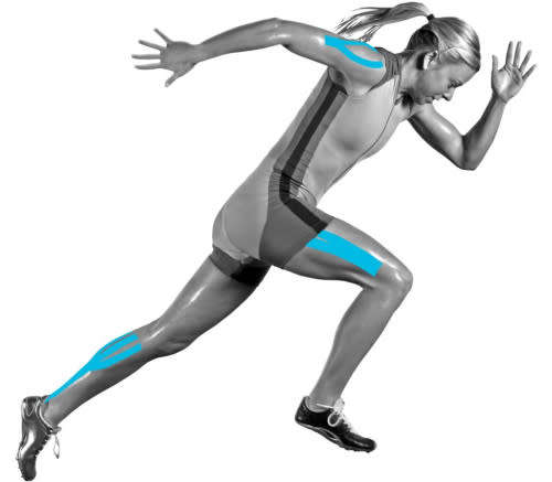 5cm*5m Size One Roll Elastic Kinesiology Sports Tape Muscle Pain Care