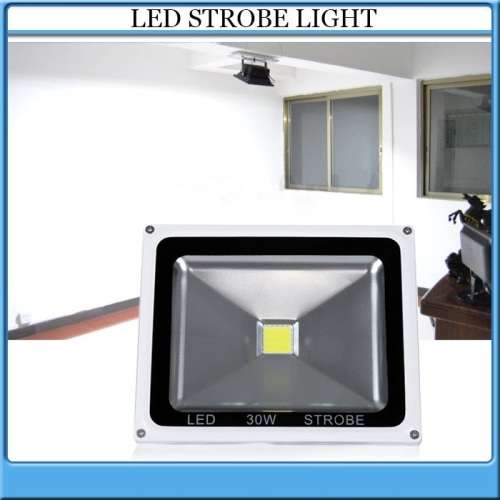 Sound Control+Auto Running 30W White-blue Color Led Strobe Light Blinder Effect
