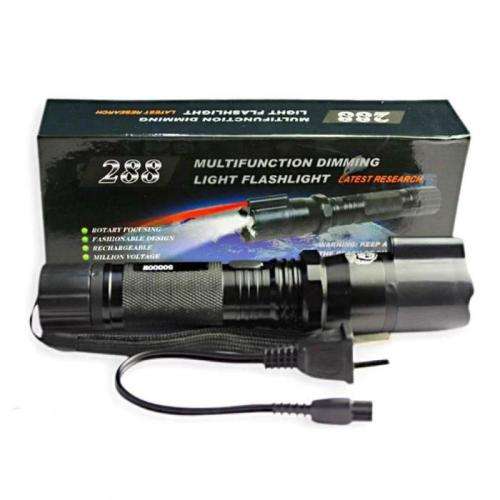 Million Volt Rechargeable Stun Gun Flashlight