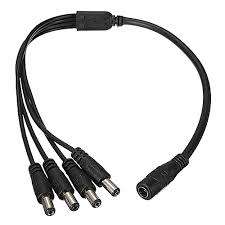 CCTV 1- 4 Way SPLITTER/DC rd