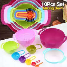 COLORFUL MEASURE BOWL 10PC
