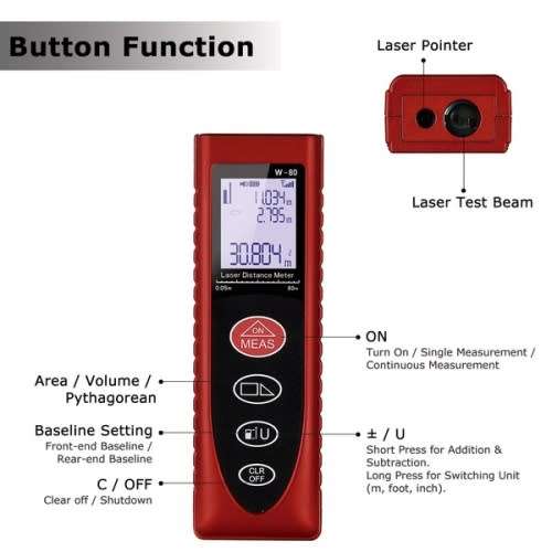 LASER DISTANCE METER 60M