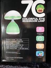 COLOURFUL EYE MUSHROOM LAMP