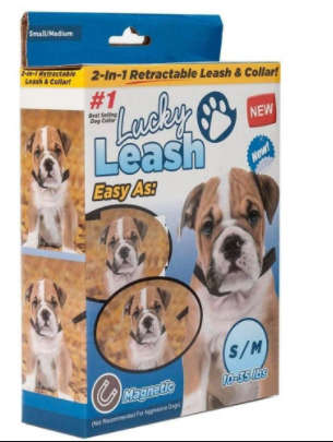 2 IN 1 RETRACTABLE LEASH AND COLLAR