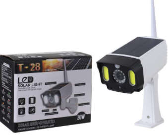 T28 RADAR SENSOR LED SOLAR DUMMY CAMERA LIGHT