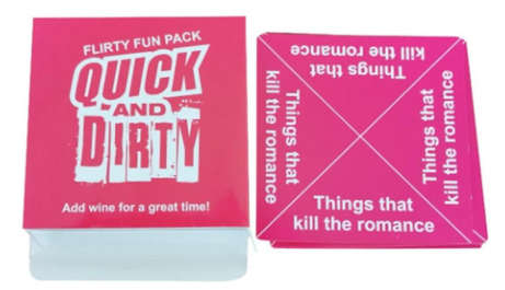 QUICK AND DIRTY FLIRTY FUN PACK CARDS